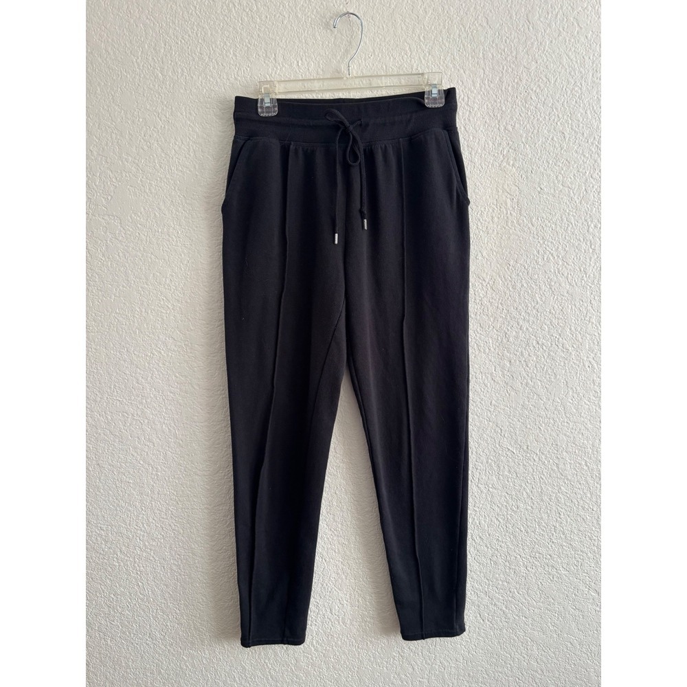 Champion C9 Joggers Size M Black Tapered Sweatpants High Rise Drawstring Seam